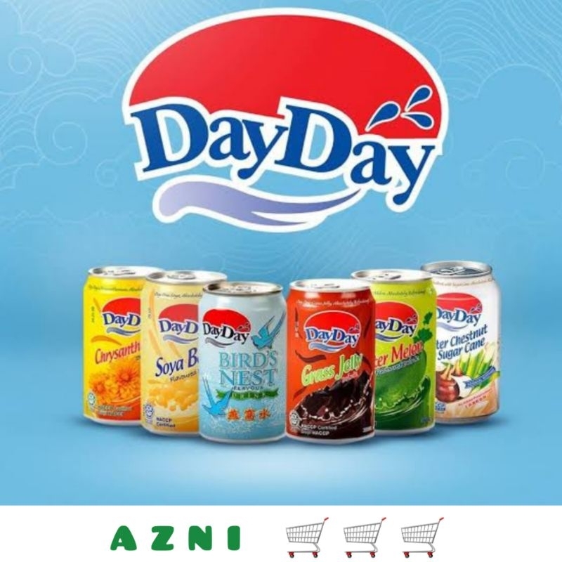 

DAYDAY MINUMAN KALENG 1 DUS 24 PCS 320 Ml - SARANG BURUNG/ CINCAU/ KUNDUR/ ALL VARIAN