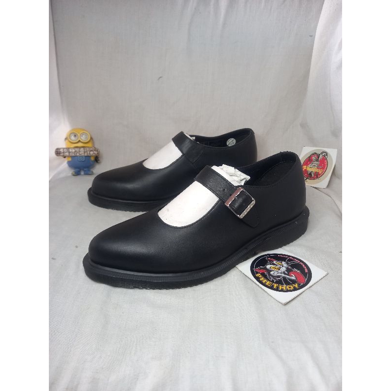 sepatu boots dr martens ivetta vintage black docmart mary jane hitam marten polley