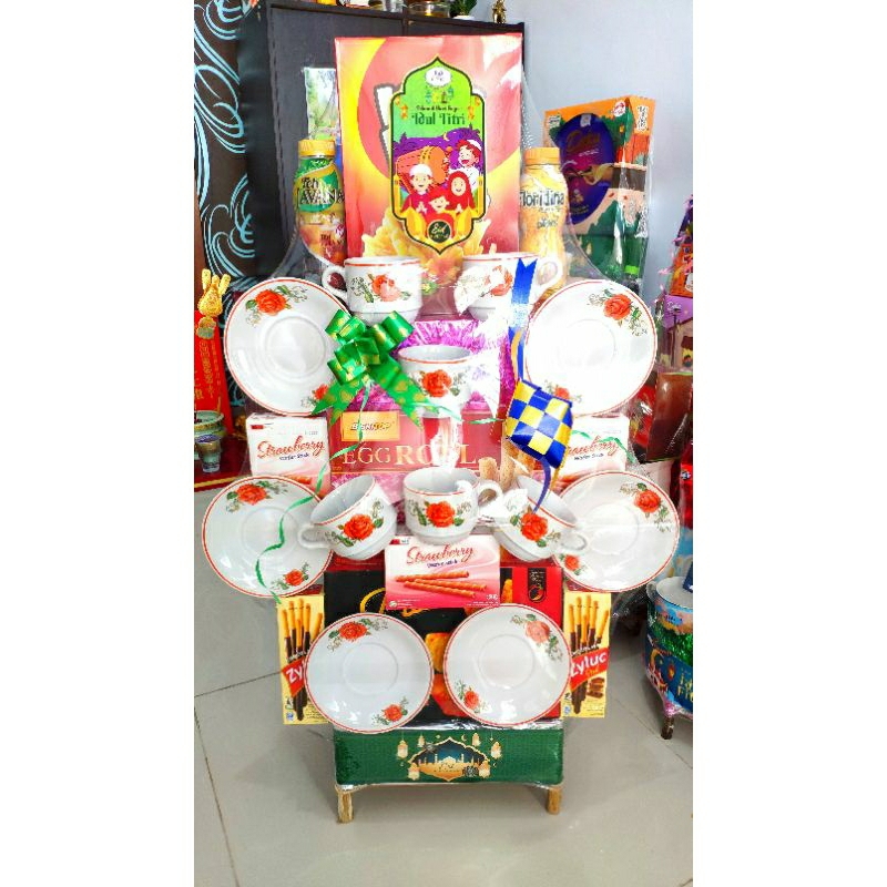 

parcel lebaran Medan mesjid tea set mix snack merry chrismast