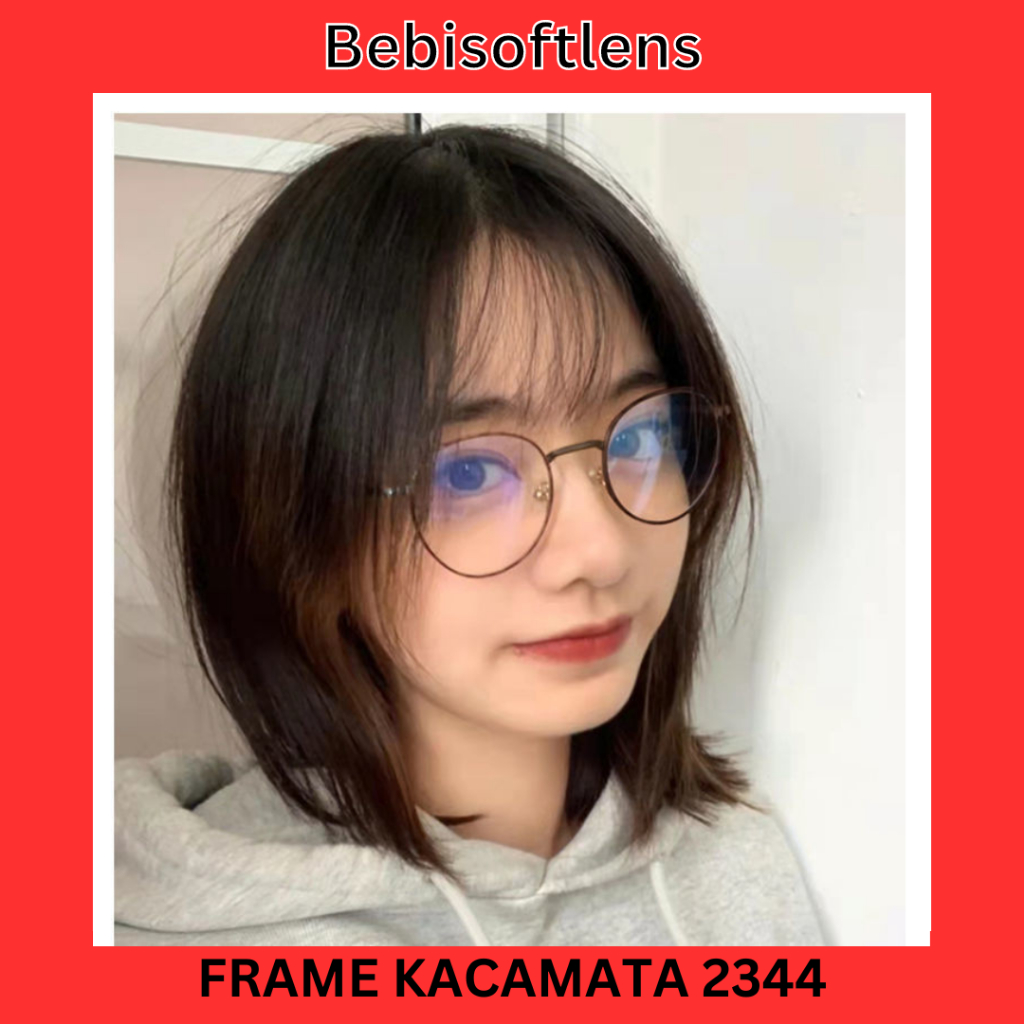 Kacamata Korea Kotak 2344 Kacamata Photocromic, Kacamata Bluecromic, kacamata Anti radiasiKaca Mata Minus Wanita Pria  Normal ,Kacamata Gaya, Kacamata Kotak, Kacamata Cat Eye / BB
