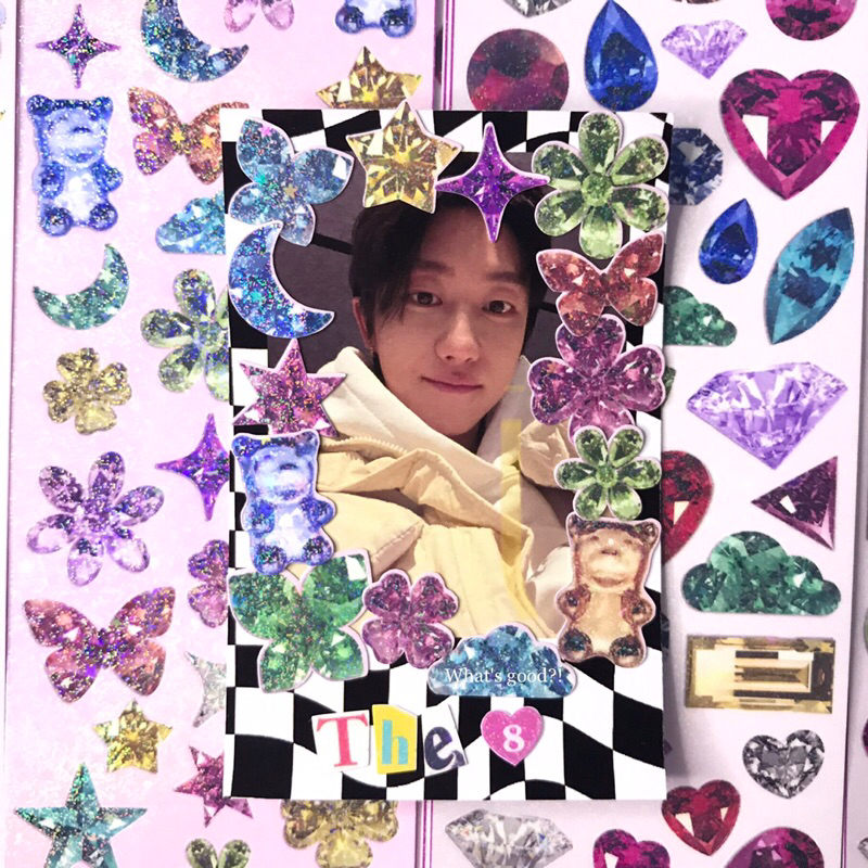 

PRETTY U & DIAMOND STICKERS by WHAT'S GOOD!