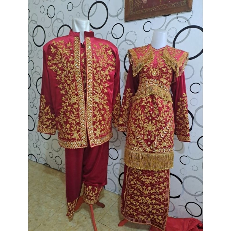 baju pengantin minang padang