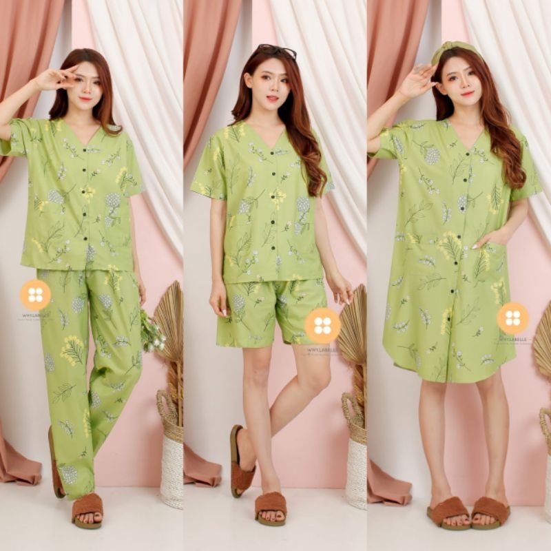 baju tidur piyama motif DENISE