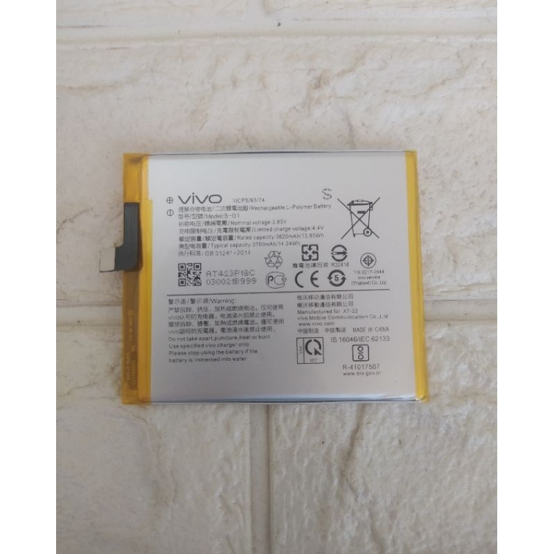 Baterai Vivo V15 Pro BG1 Original