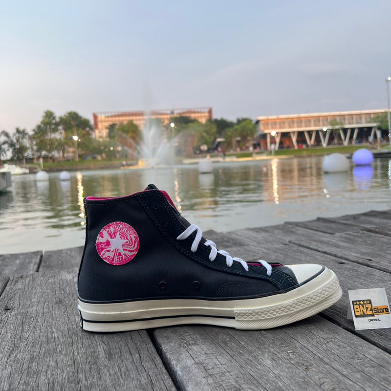 CONVERSE CHUCK 70 HI SEE BEYOND SMOKE DARK GREY