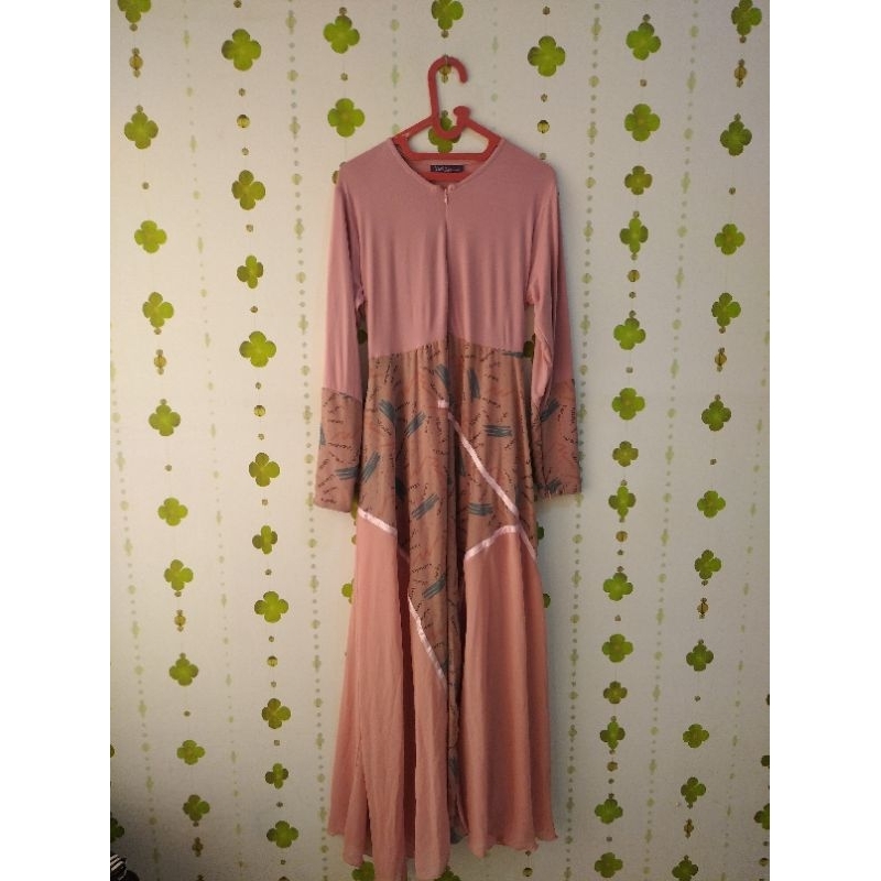 Preloved Gamis Ceruty Printing Viendra Syari