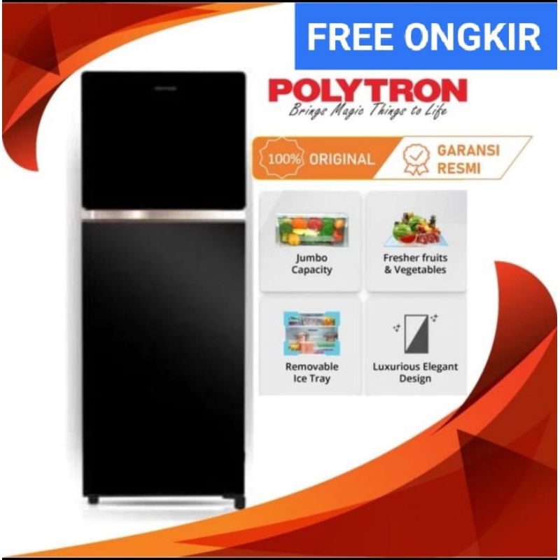 KULKAS 2 PINTU POLYTRON PRW 23MN PRW23MN ORIGINAL