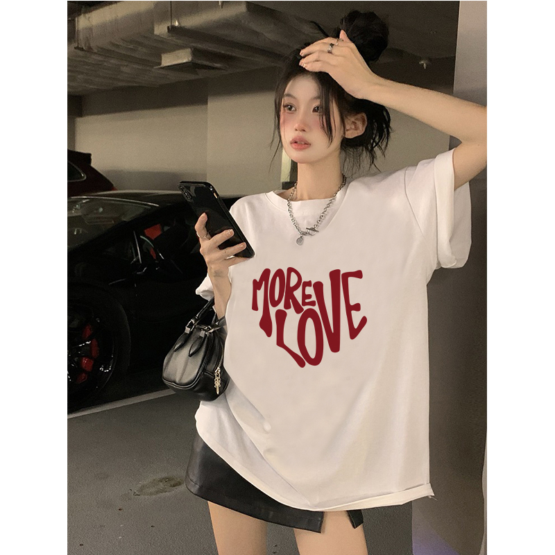 baju kaos wanita lengan pendek letter graffiti print t-shirt import baju kaos wanita korean style kaos cream