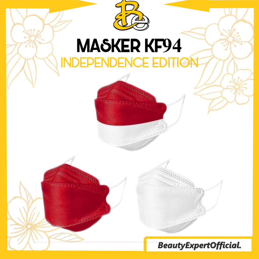 ⭐️ Beauty Expert ⭐️ Madame Gie Protect You KF94 Merah Putih - Masker 1 Pcs