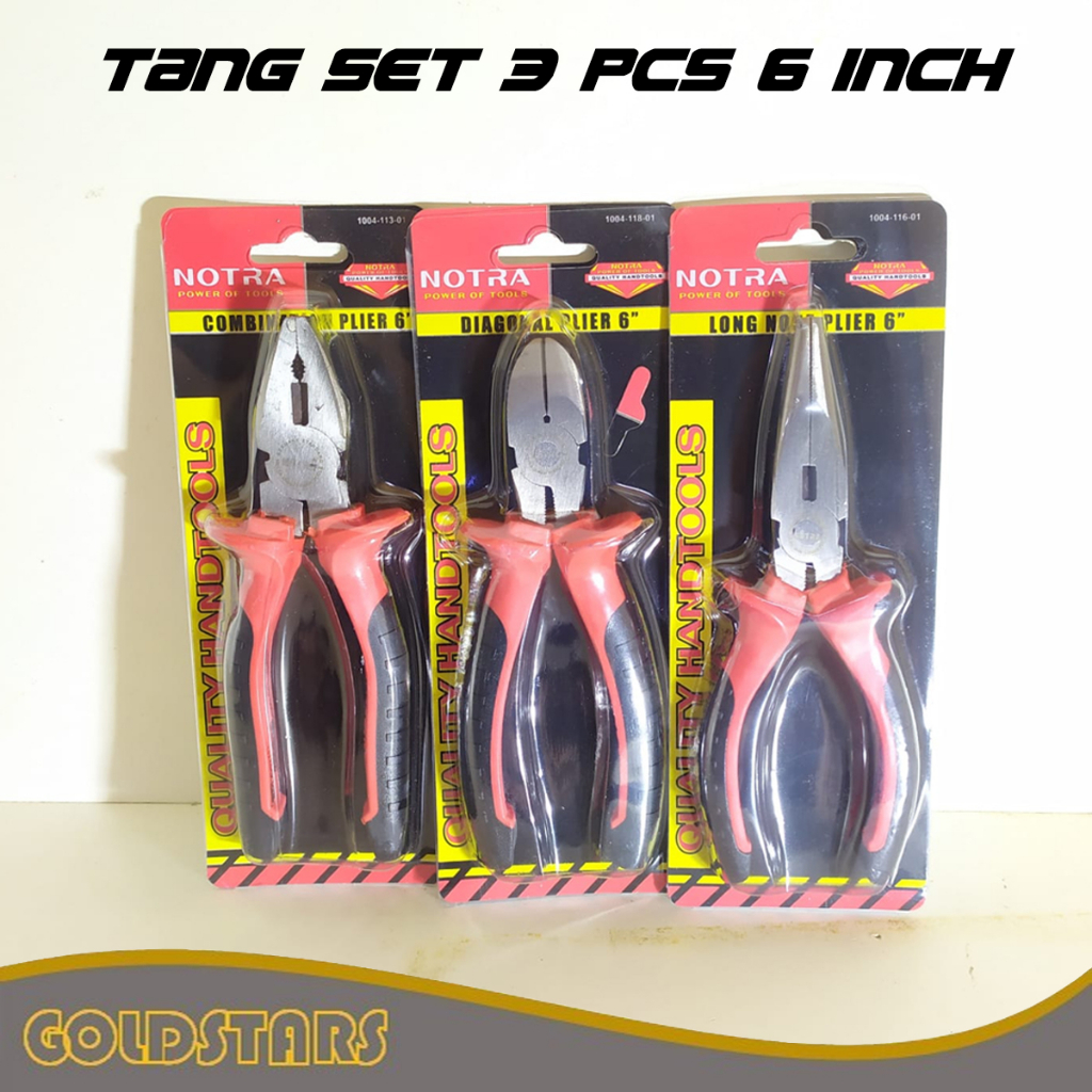 Tang kombinasi, Potong, Lancip Original Notra Tang Set 3 pcs