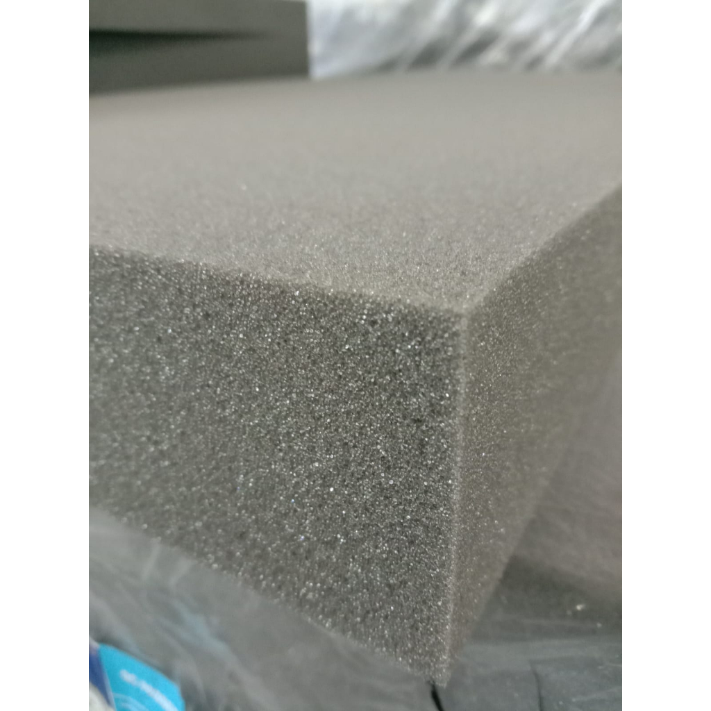 Centian Kecil Tebal 5x48x98 cm Abu / Busa Lembaran  PU Foam Sponge Spon Density 22  kasur karpet surpet jok sofa busa kursi