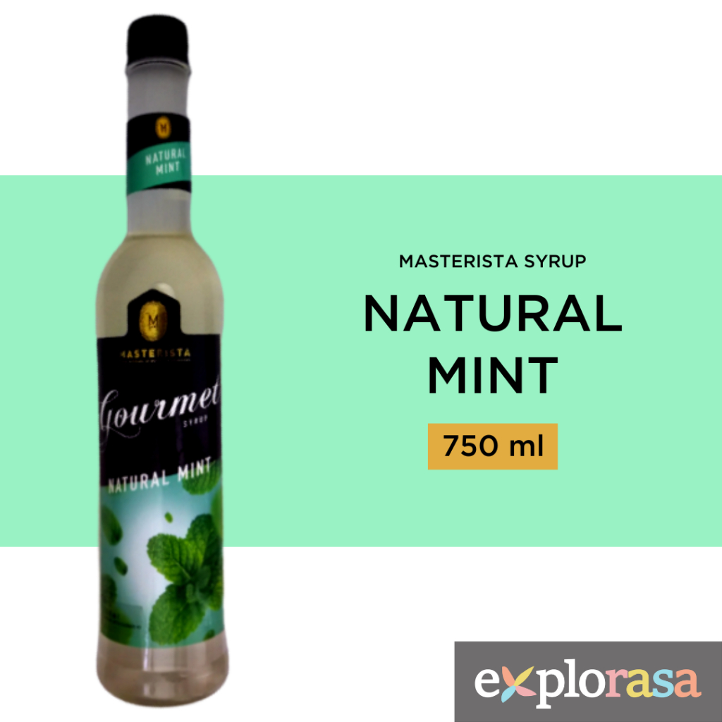 

Sirup/Syrup/Sirop Minuman Masterista - Natural Mint 750 ml