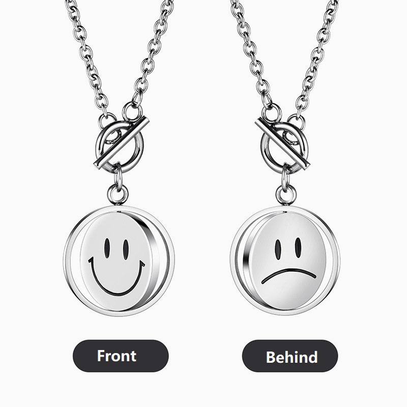 ❤️1 PCS Kalung Pria 65cm Titanium Asli Anti Karat Cowok Cewek Liontin Kotak Persegi Panjang Rantai Warna Silver Crom Gaya Korea Hip-hop Keren Necklace Pendant For Men Women Korean Aksesoris yy-😁