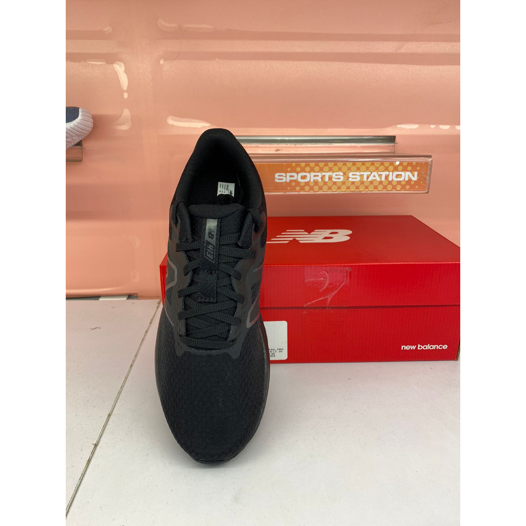 Sepatu New Balance Running Course W413LK2 Full Black Women's Shoes Original