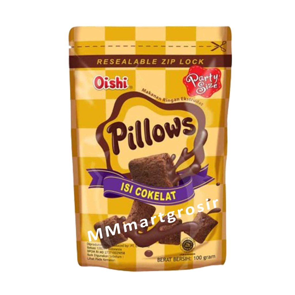 OISHI SNACK PILLOWS ISI COKLAT 100g