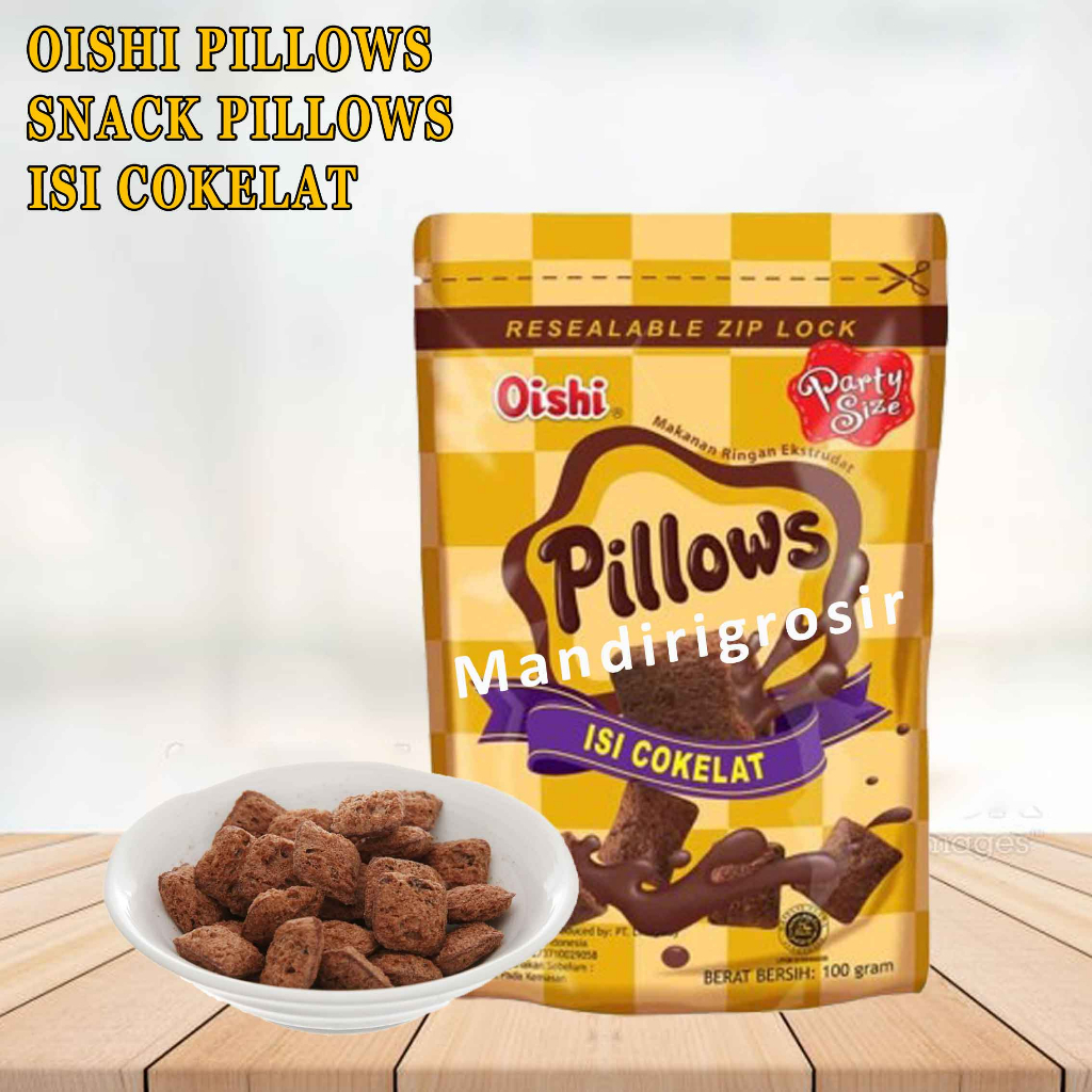 

OISHI SNACK PILLOWS ISI COKLAT 100g