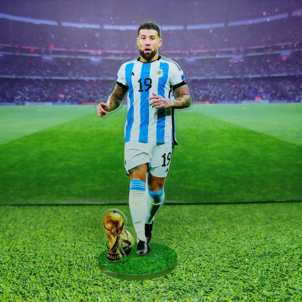 Standee Action Figure Nicolas Otamendi Juara Piala Dunia Qatar 2022
