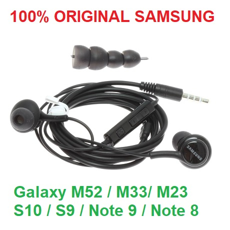 SAMSUNG Headset Earphones S9 S10 Note 9 Note 8 M33 M52 M23 3.5mm Original