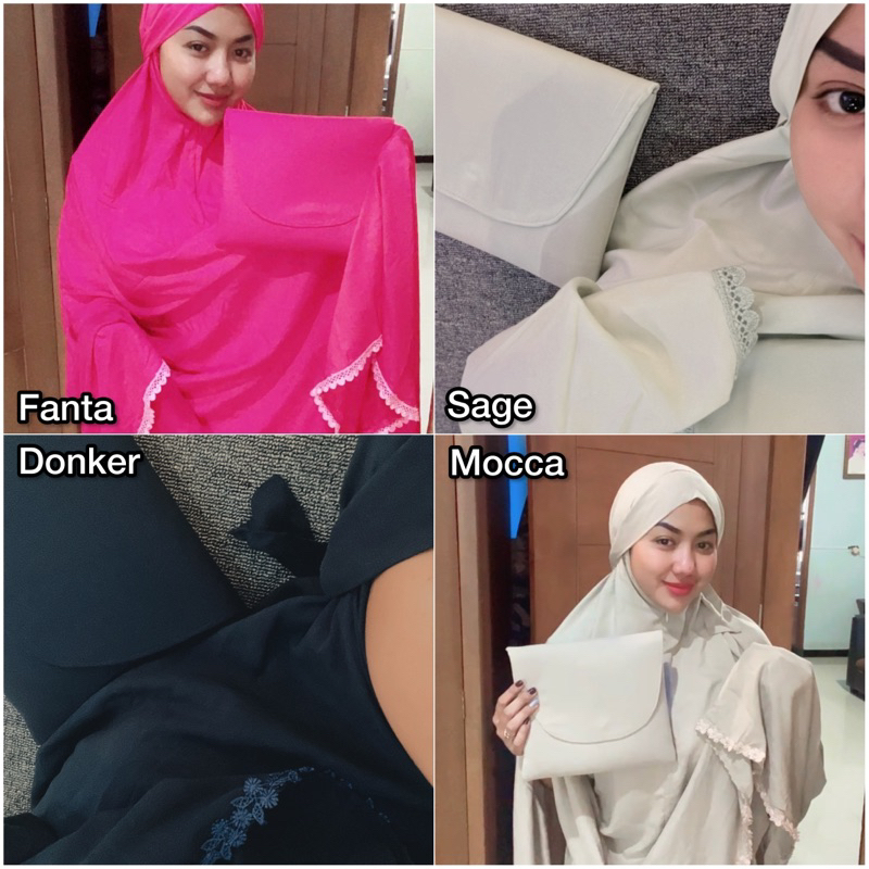 Mukena Terbaru rayon harabian wanita