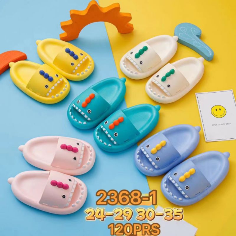 Sandal Hiu Anak Perempuan/Laki Laki Sandal Baby Shark Cartoon Sandal Lucu Sendal Import