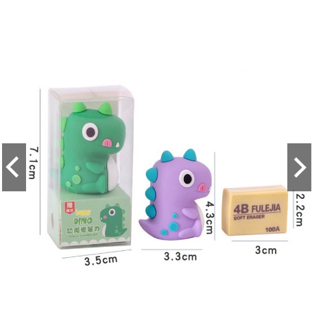 SG Serutan Pensil MOtif Lucu Rautan Pensil free Penghapus Pencil Sharpener