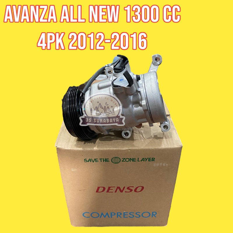 Kompresor All New Avanza Xenia 1300 CC 2012-2016 Ac Mobil Denso Assy Lengkap