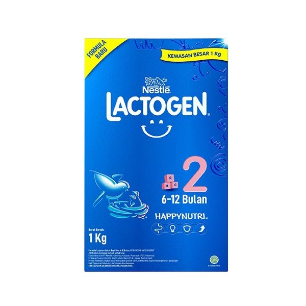 Lactogen 1/2 1000G - Susu Formula 0-6 Bulan / 6-12 Bulan