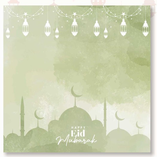 Cake Board Base Edisi Lebaran - Raya 20x20