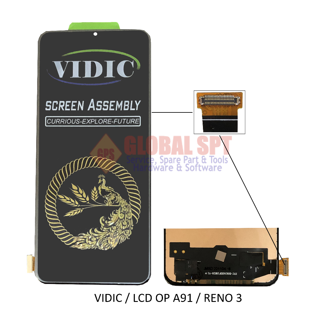 VIDIC / LCD TOUCHSCREEN OPPO A91 / RENO 3