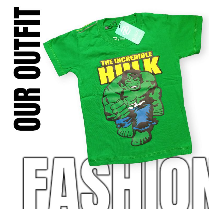 Kaos distro anak / Baju superhero / baju anak 1th-8th