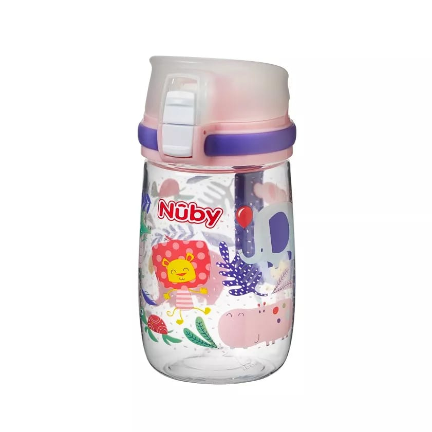 Nuby (13508) Thirsty Kids Tritan Cup Cover Boy/Girl - Botol Minum Anak