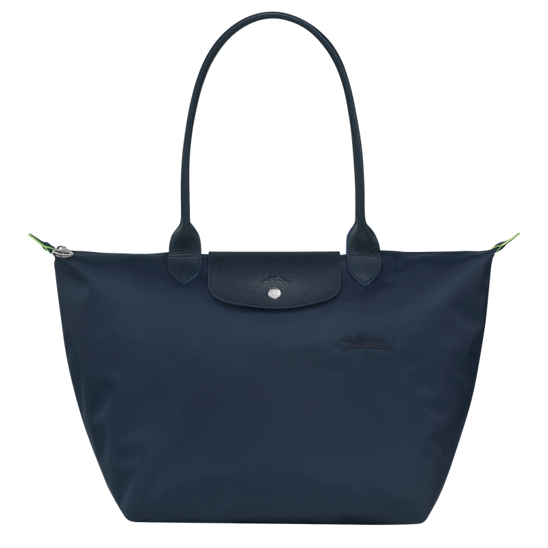 Lonchmp Le Pliage Green Large Long Handle Tote Bag Navy (31x30x19)