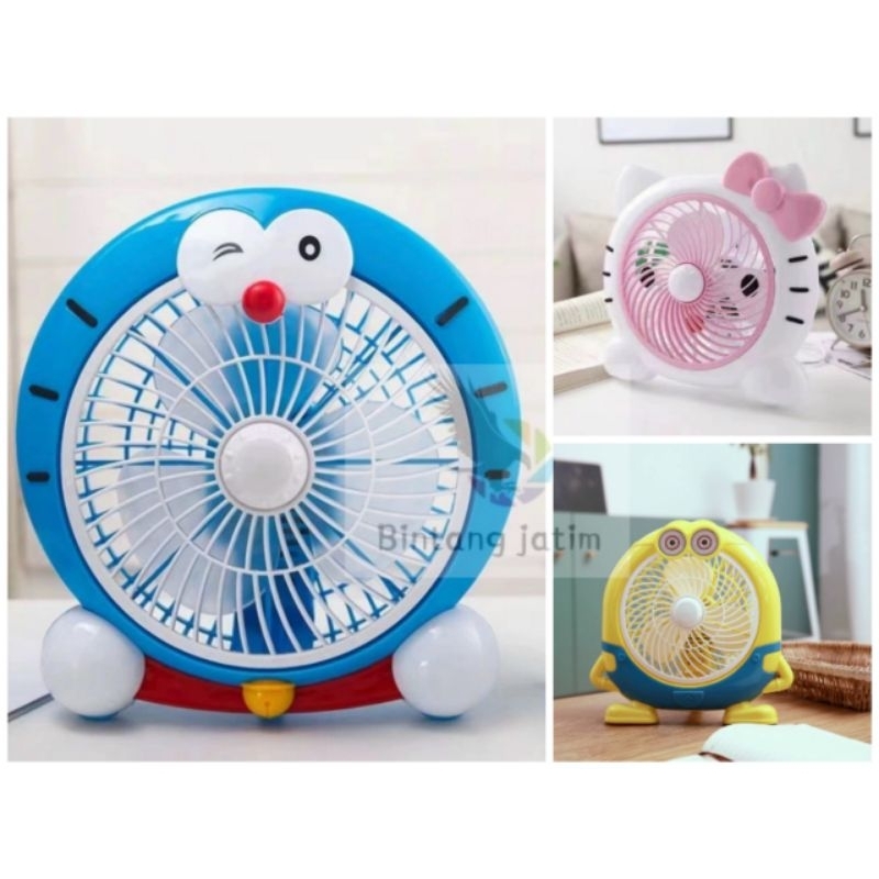 Kipas Angin Karakter 10INCH / Kipas Meja Listrik Table Fan