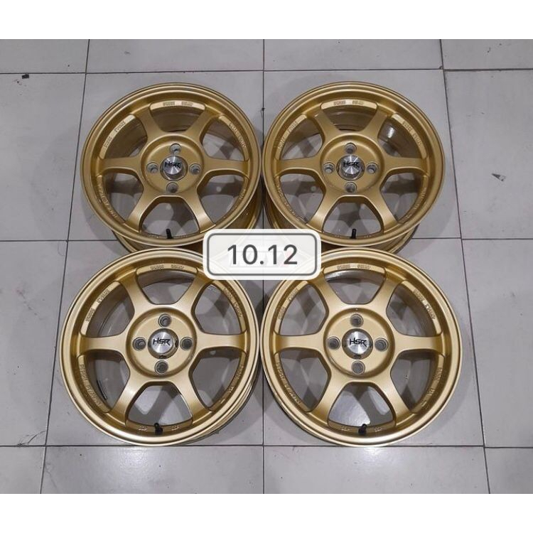 Velg Mobil Bekas Ring 15 YUZAWA HSR R15X6,5 Lubang 4 ET38