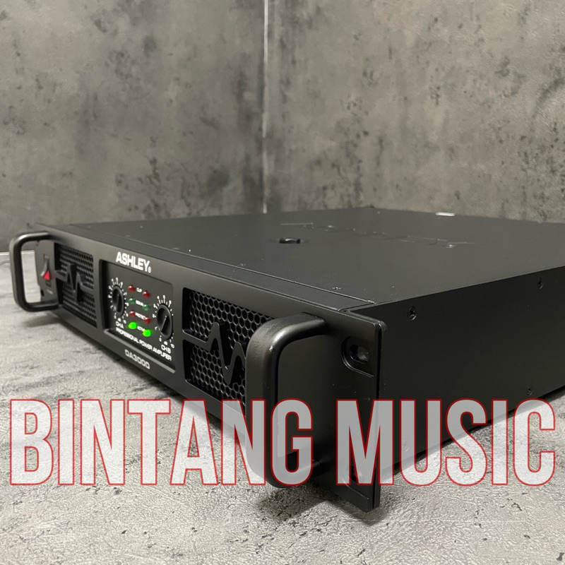 power amplifier ashley da3000 original power ashley 2 channel DA 3000