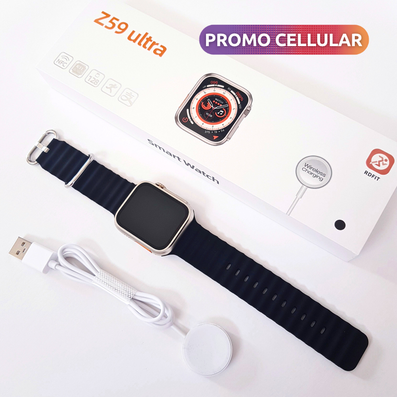 Smartwatch Z59 Ultra Phone Call Jam Tangan Kalkulator Bahasa Indonesia Full Touch Screen