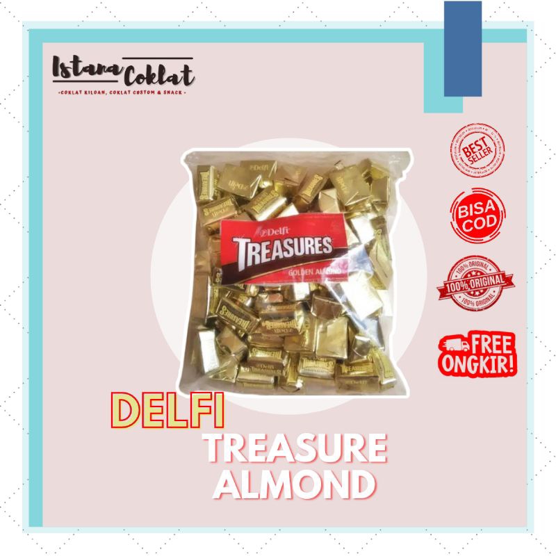 

Istana coklat Delfi Treasure Almond , Coklat Delfi Kiloan