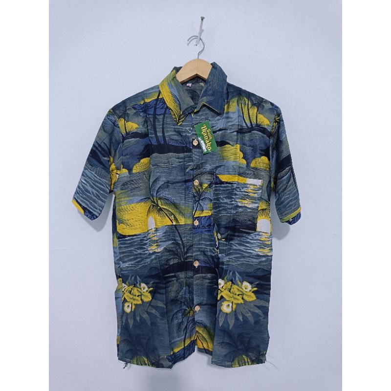 kemeja pantai / kemeja bali / kemeja motif unisex terbaik kekinian / kemeja surfing