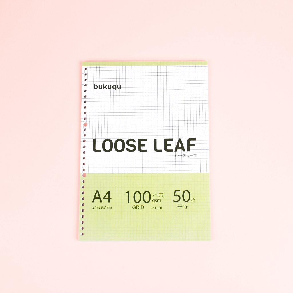 A4 Loose leaf HVS - GRID by Bukuqu