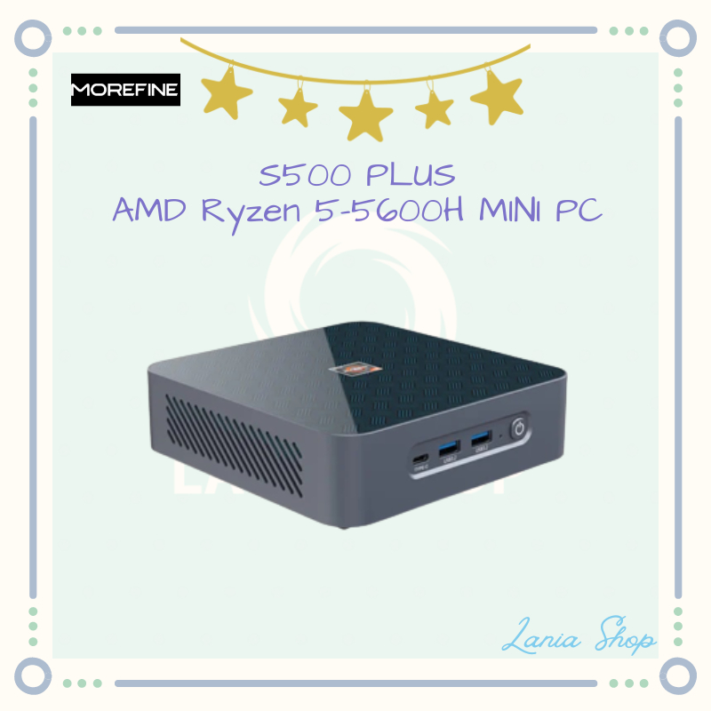 MOREFINE S500 PLUS - AMD Ryzen 5-5600H MINI PC