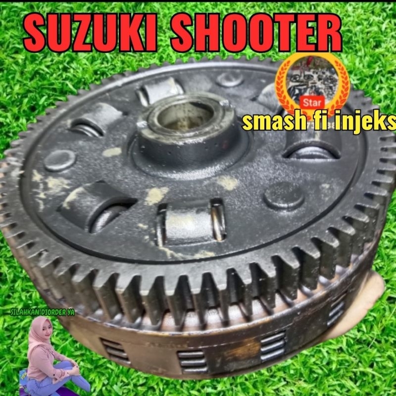 SEKUNDER RUMAH KOPLING LENGKAP KAMPAS KOPLING SUZUKI SHOOTER SMASH FI INJEKSI