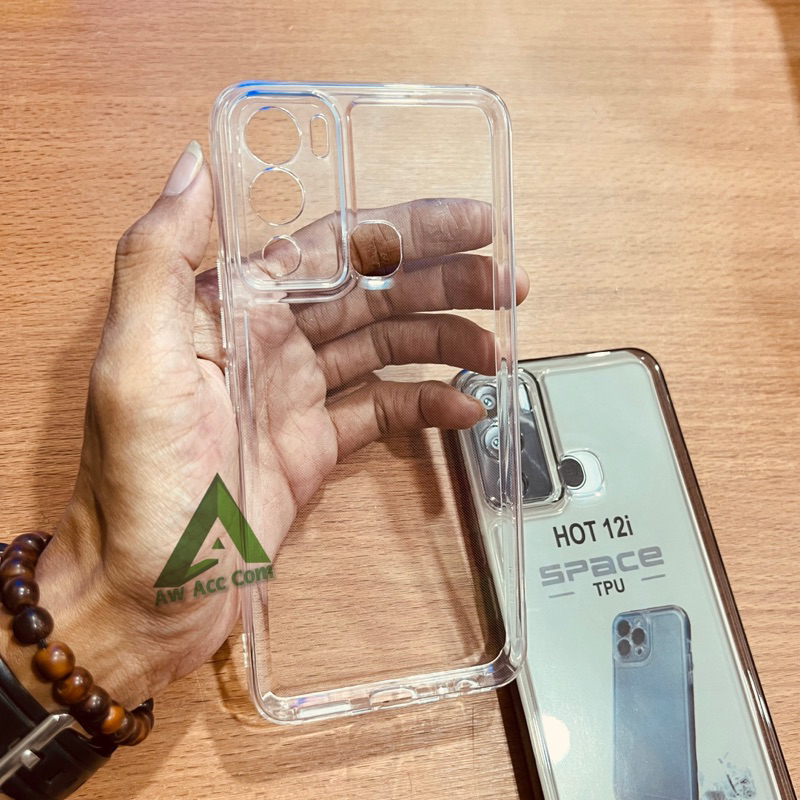 CRYSTAL CASE INFINIX HOT 12 12i 12 PLAY 20S HD CLEAR TEBAL TRANSPARANT SOFTCASE FOR INFINIX