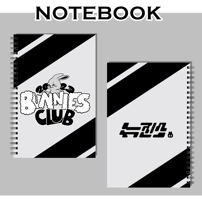 

Notebook New Jeans Bunnies Club Buku A6 Kpop NWJS