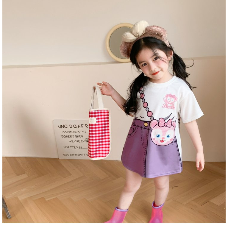 1-9 Tahun | Princess Arisha / Dress High Grade Korean Style Dres Anak Perempuan Dres Anak Kualitas Import Babycinnamon