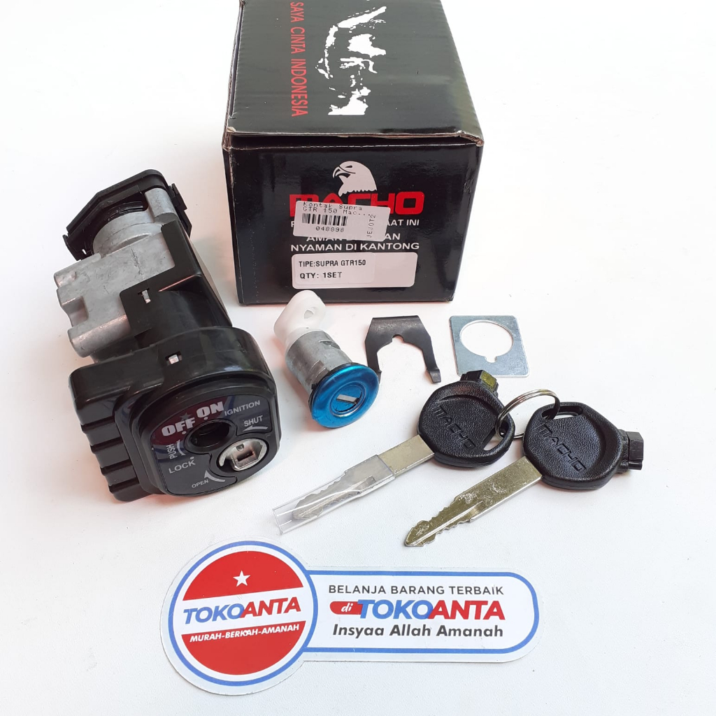 Kunci Kontak Set Kunci Jok Motor Supra GTR 150 Macho