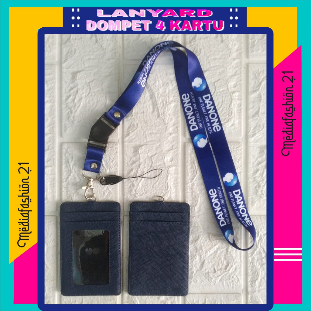

Lanyard Tali Gantungan ID Card DANONE Free Strap Gantungan HP/Flashdisk