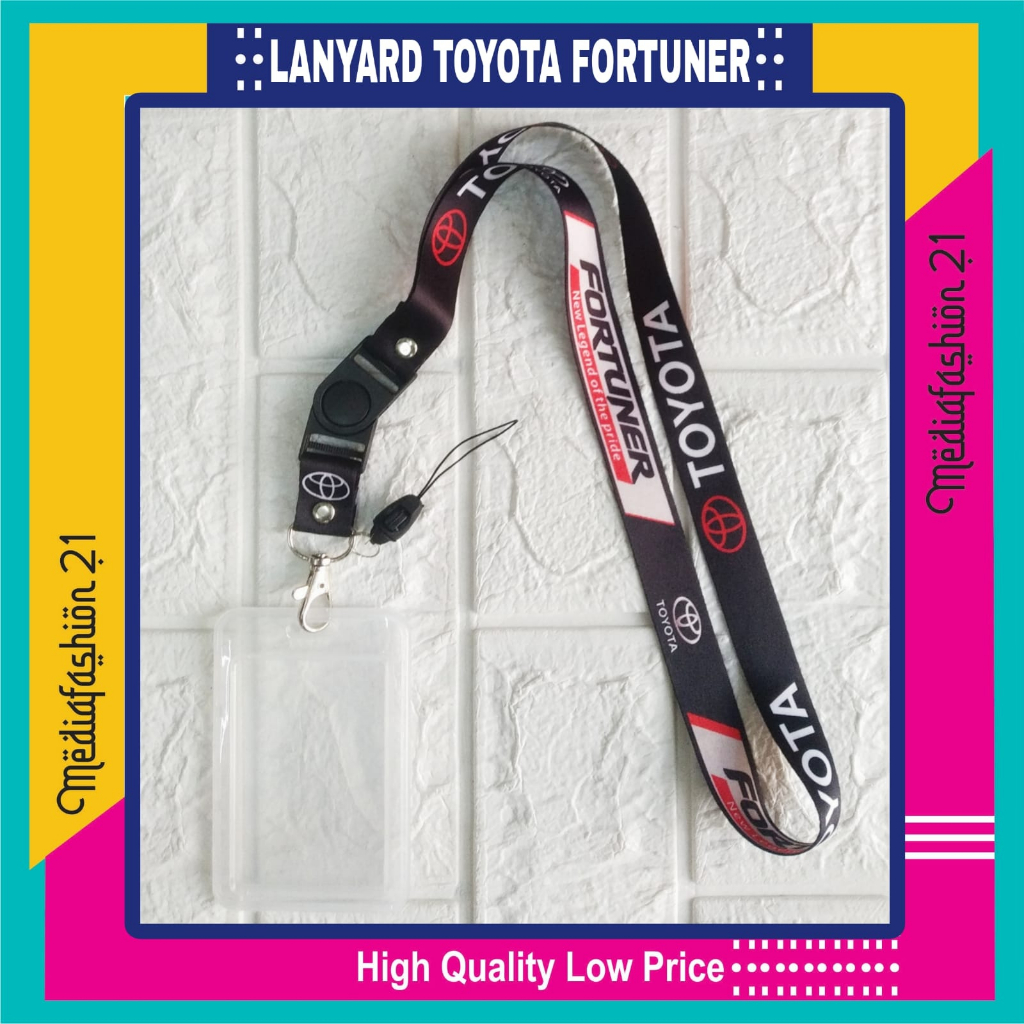 

Lanyard Tali Gantungan ID Card TOYOTA FORTUNER Free Strap Gantungan HP/Flashdisk