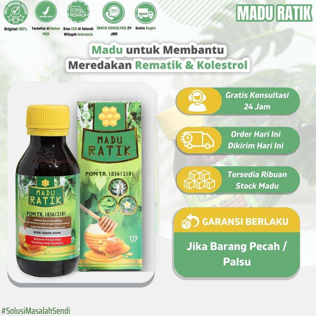

MADU RATIK HERBAL Asli Original Obat Madu Penurun Kolesterol Asam Urat Rematik Nyeri Sendi Herbal Ampuh