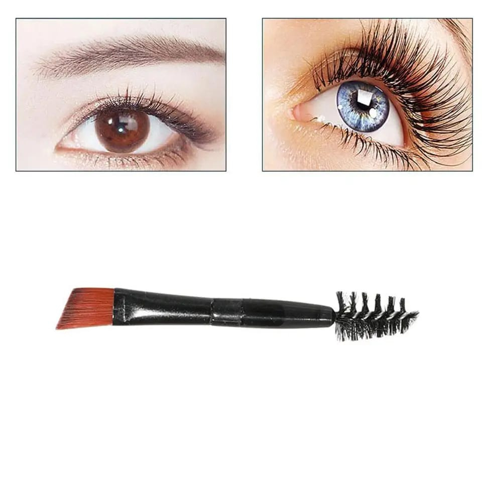 Kuas Rias Make Up Brush Eyeshadow Eyebrow Bahan Lembut Makeup Beauty Eyebrow Brush 2IN1 F997