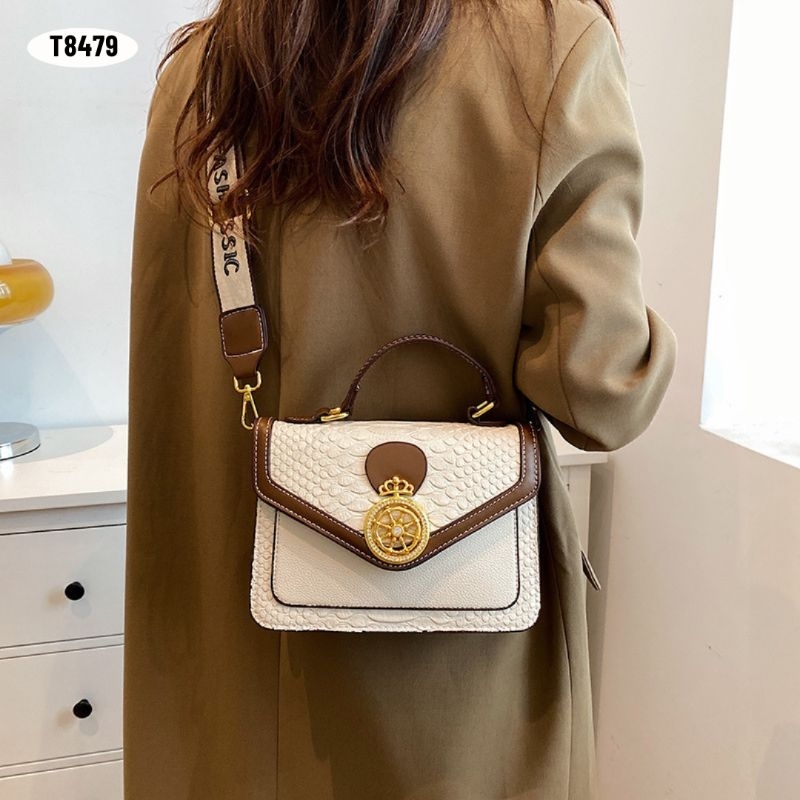 [IMPORT] T8479 - TAS SELEMPANG WANITA FASHION IMPORT - FREE DUSTBAG - 76BAGSTORE